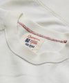 Midweight Short Sleeve Sweatshirt in Antique White
