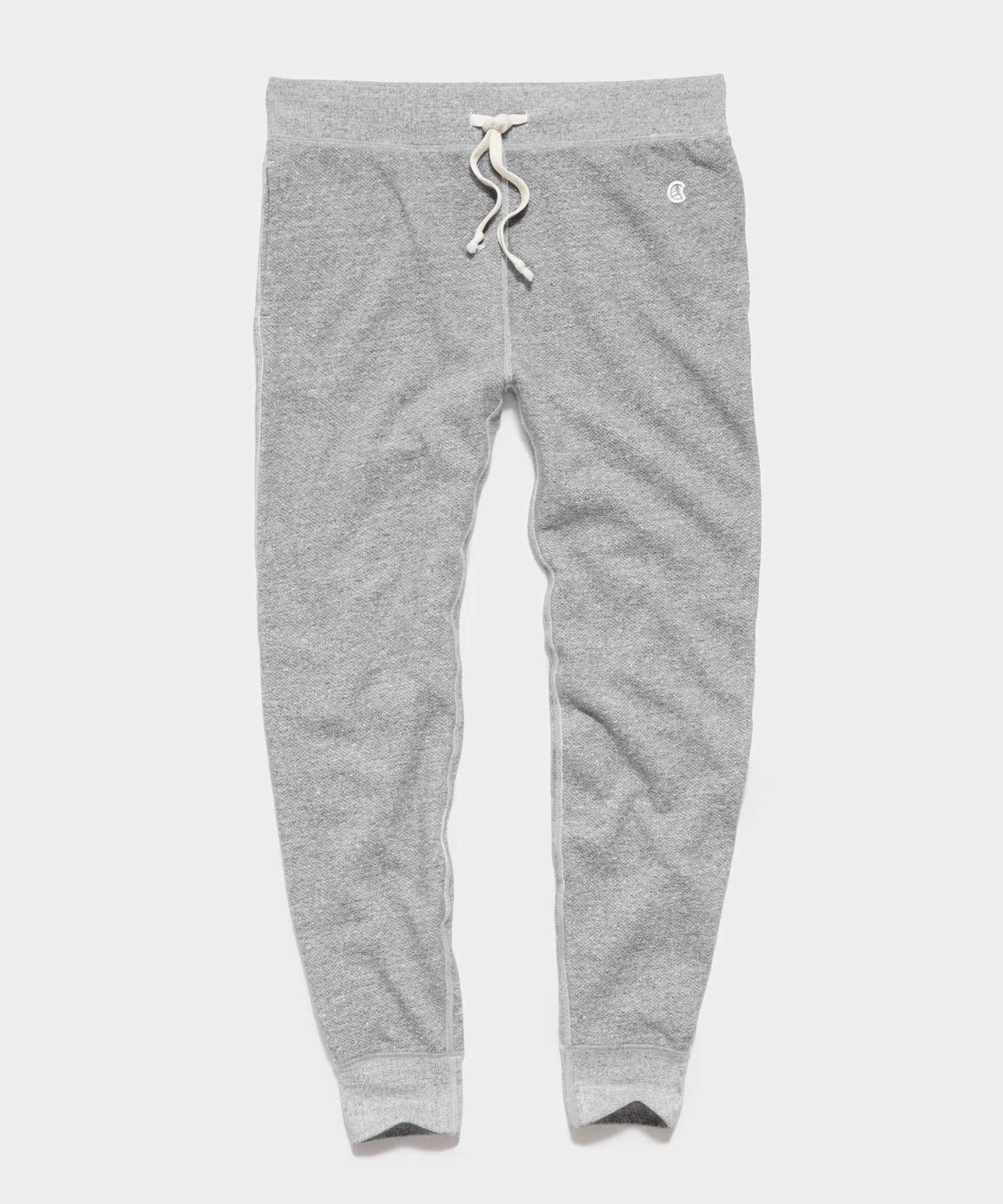 Midweight Slim Jogger Sweatpant in Antique Grey Mix