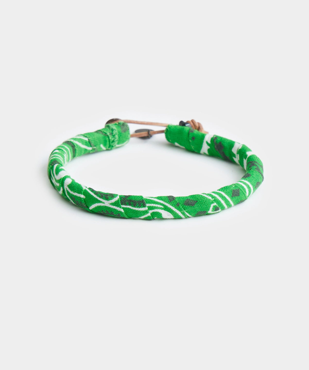Mikia Bandana Cotton Bracelet in Green