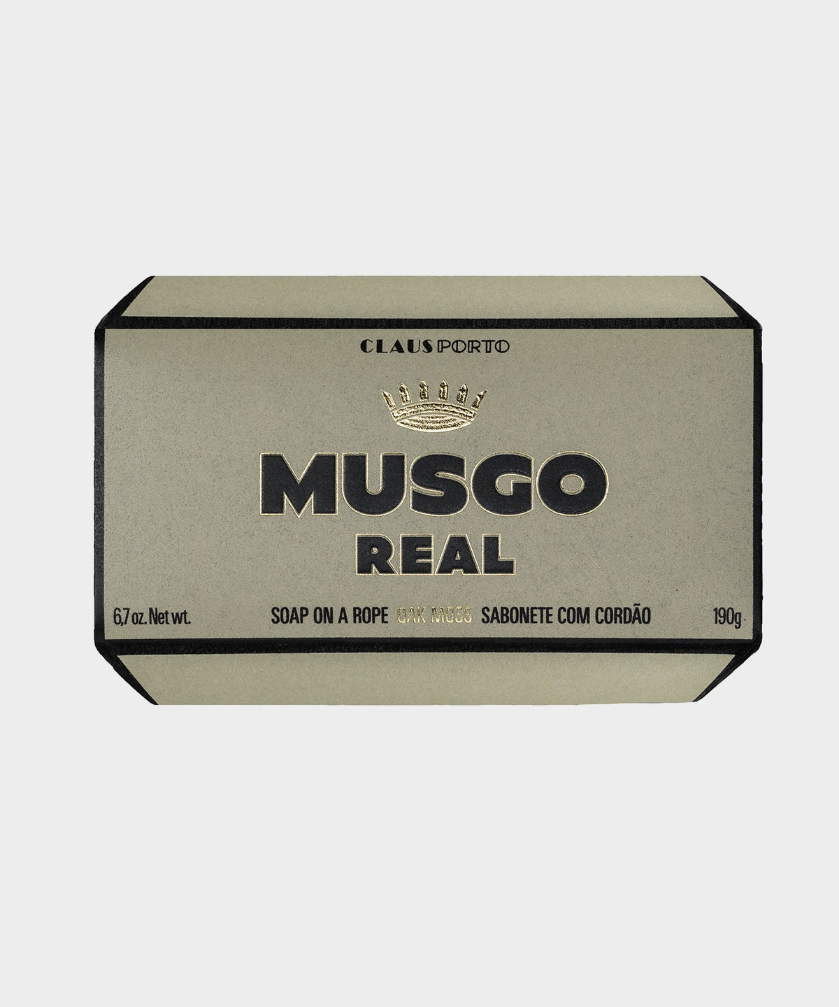 MUSGO REAL SOAP ON A ROPE, OAK MOSS
