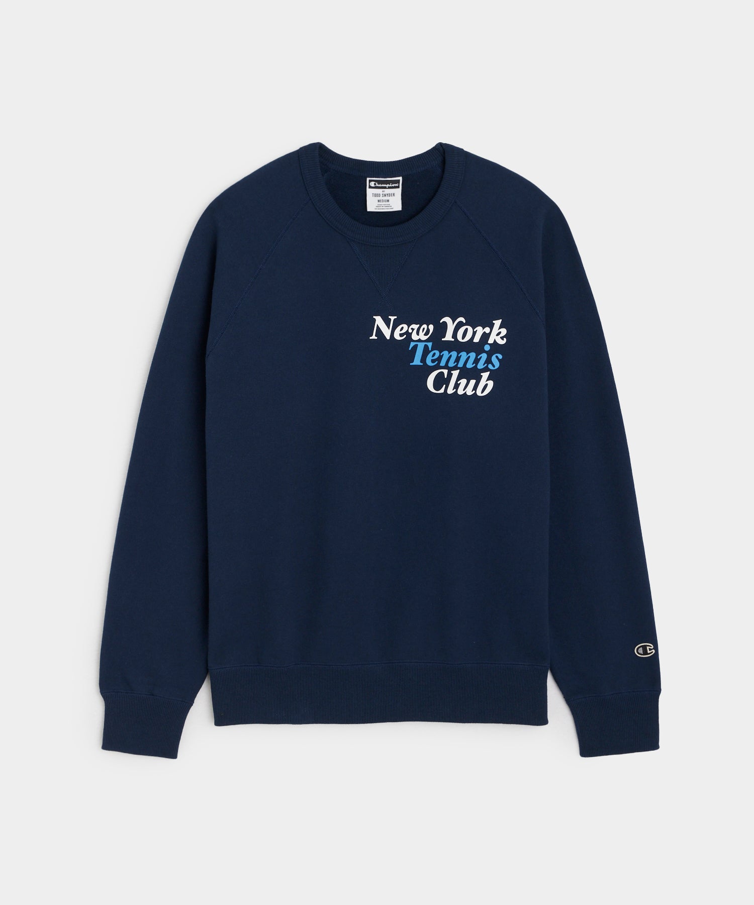 Champion New York Tennis Club Crewneck Sweatshirt in Classic Navy