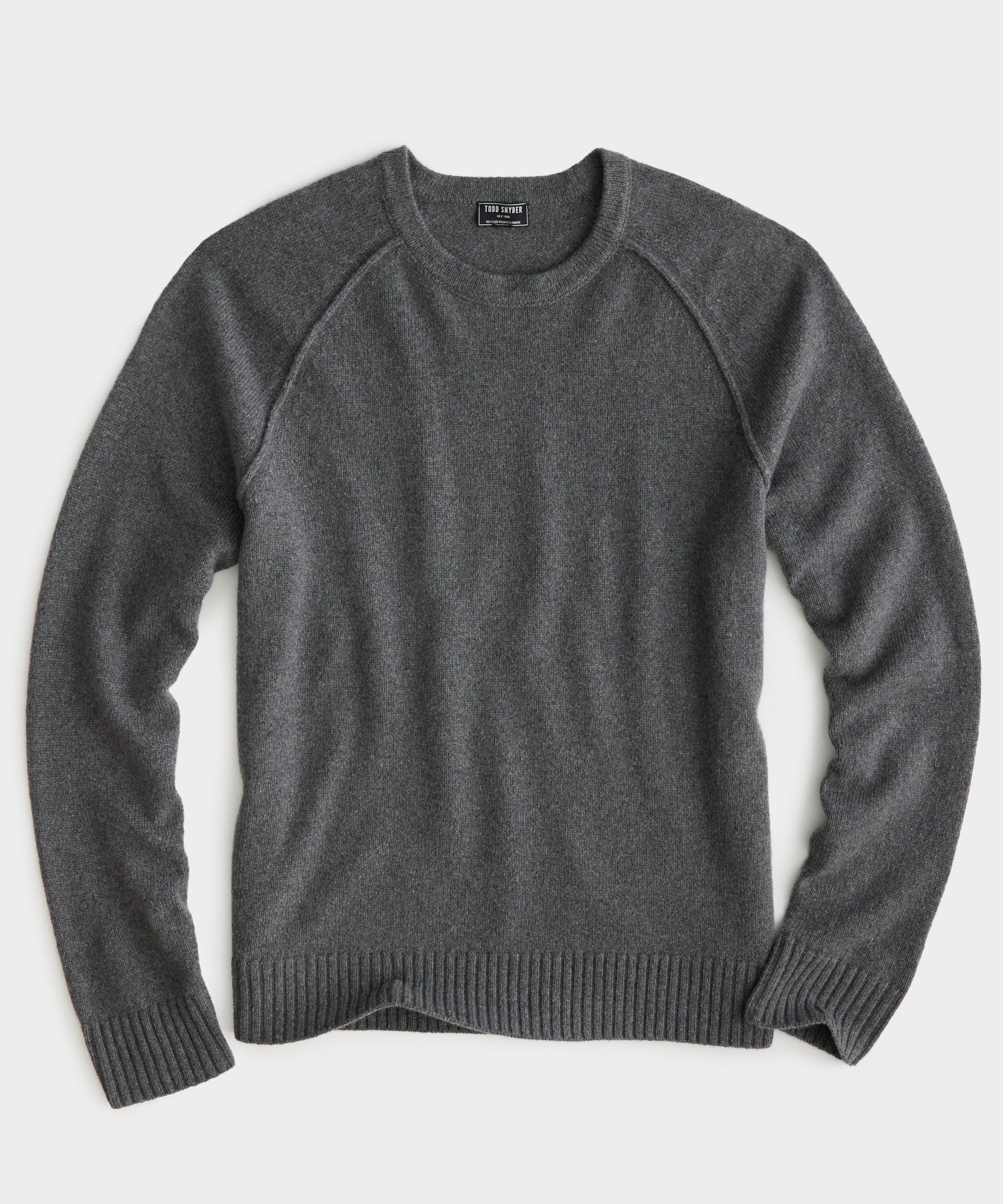 Nomad Cashmere Crewneck in Charcoal