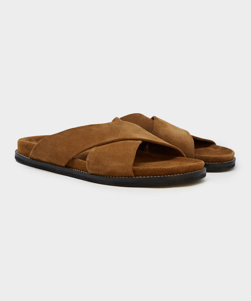 Nomad Suede Crossover Sandal