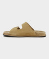 Nomad Suede Double Strap Sandal in Sand