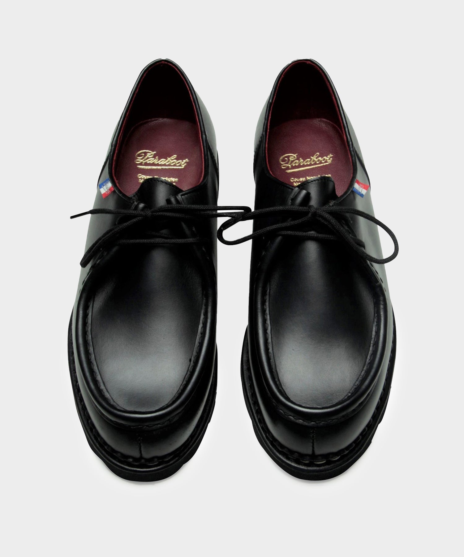 Paraboot Michael Derby Shoe in Lisse Noir – Todd Snyder