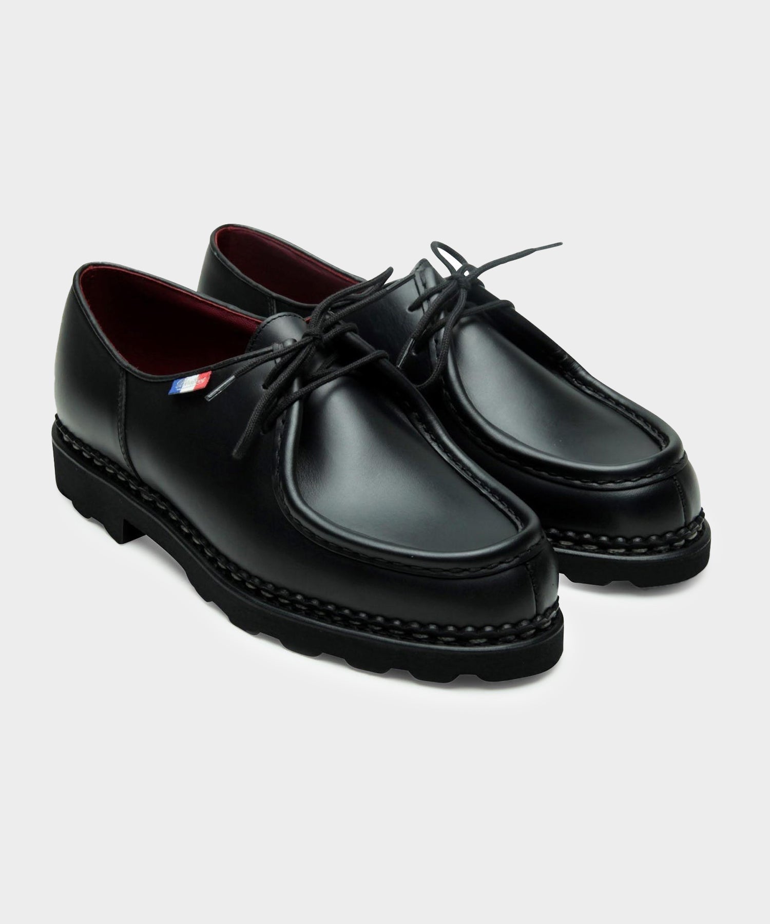 Paraboot MICHAEL ブラック 39 Paraboot Michael Derby Shoe in Lisse Noir – Todd Snyder