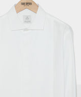 Italian Cotton Pique Bib Front Tuxedo Shirt