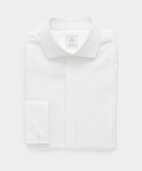 Italian Cotton Pique Bib Front Tuxedo Shirt