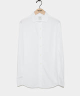Slim Fit Plain Front Tuxedo Dress Shirt