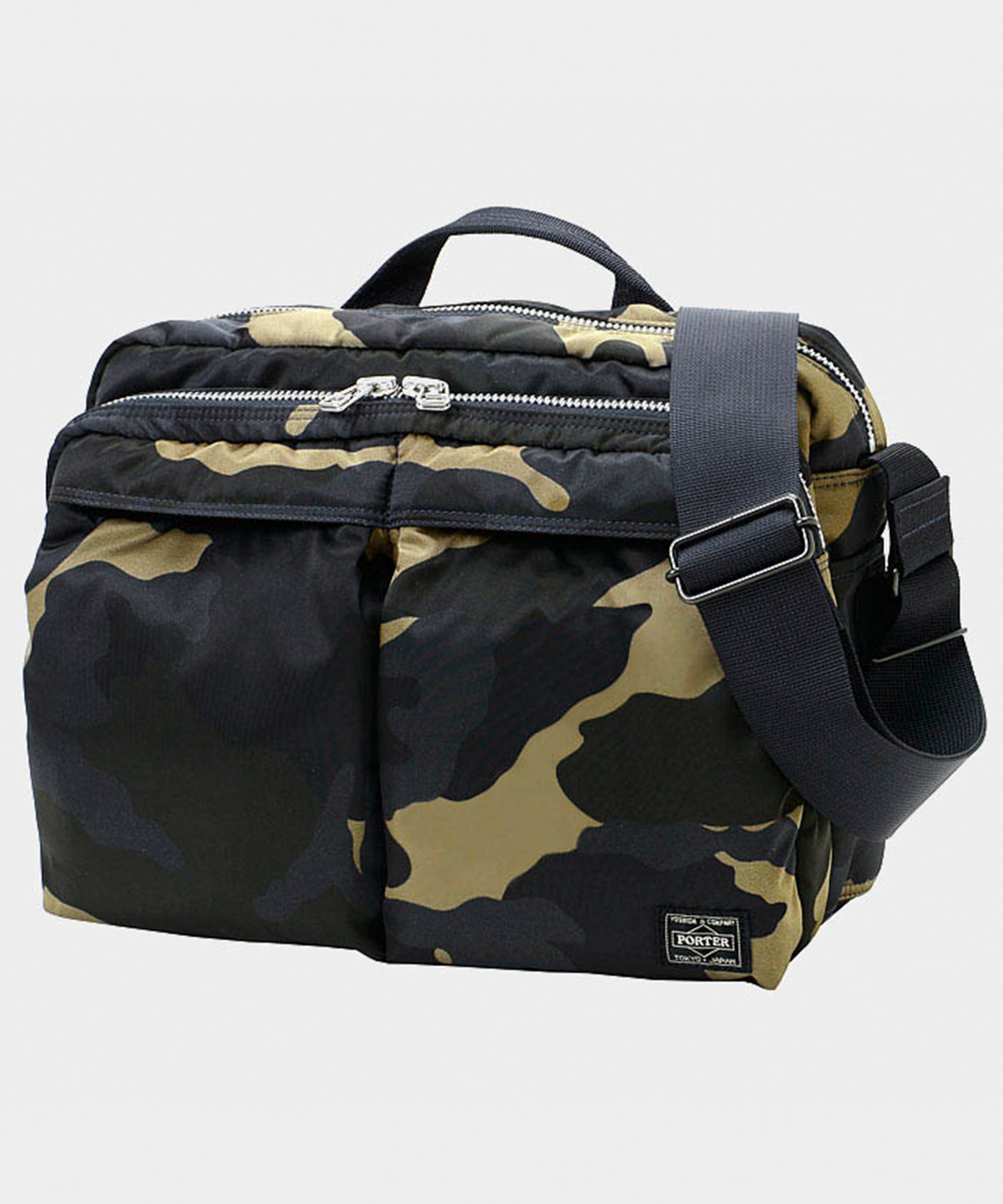 Porter Counter Shade 2way Shoulder Bag in Camouflage