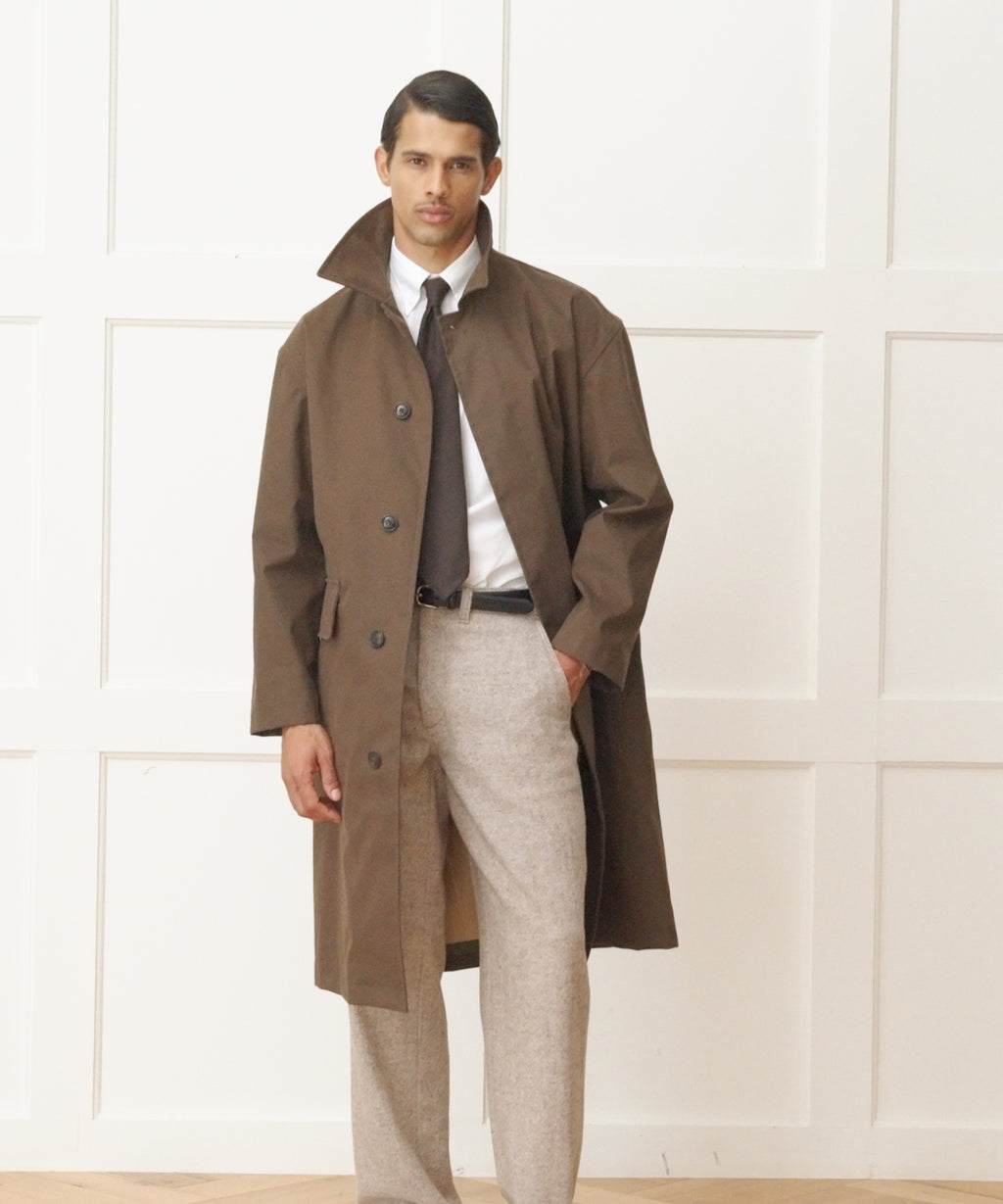 Italian Cotton Trench Coat