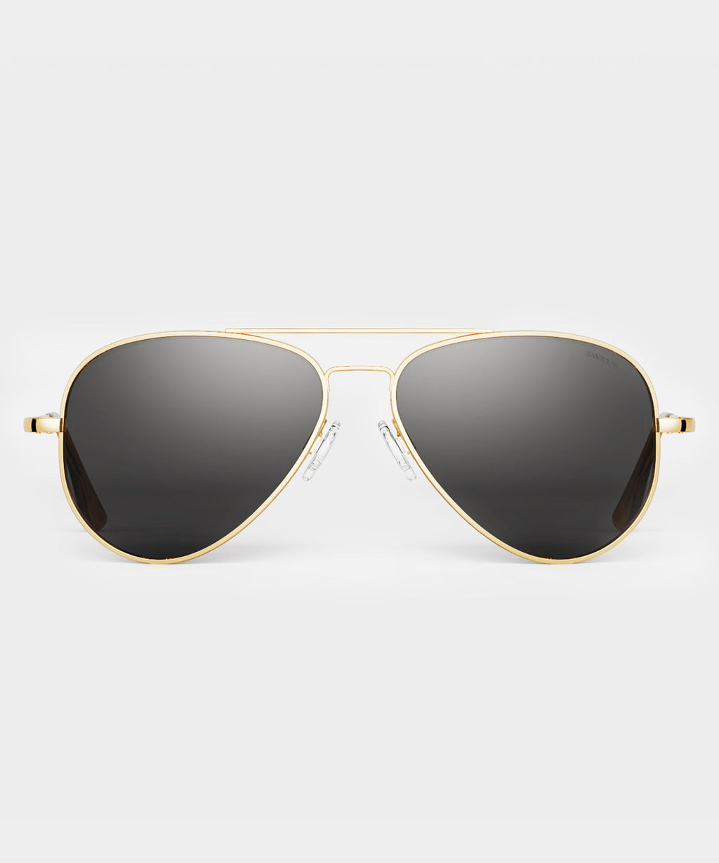 Randolph Skytec Glass Polarized Sunglasses in American Grey 61 MM