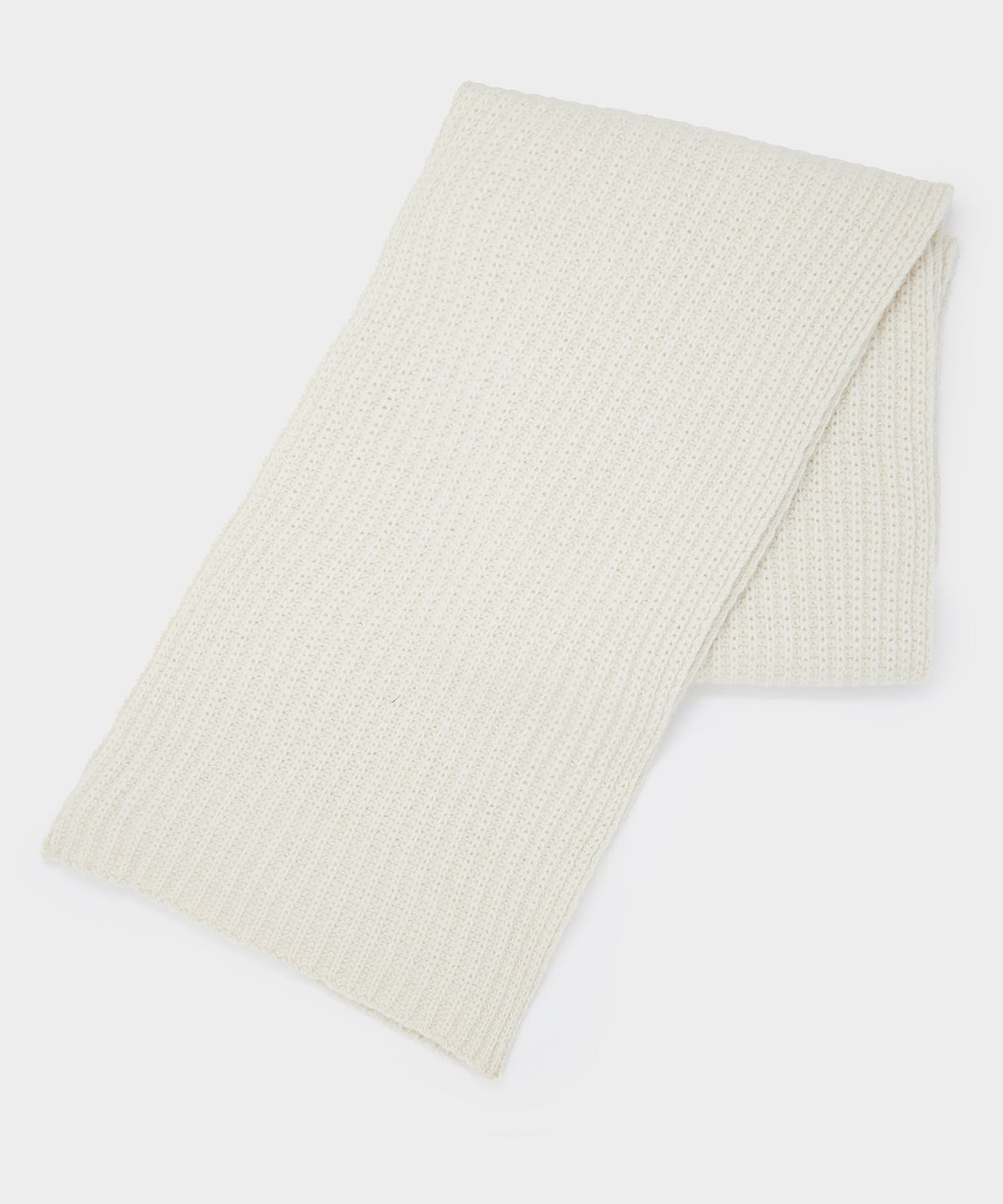 Recycled Cashmere Half Cardigan Stitch Scarf