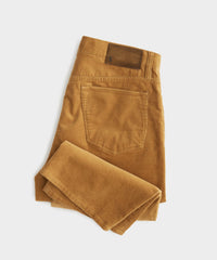 Relaxed Fit 5-Pocket Corduroy Pant in Antique Bronze
