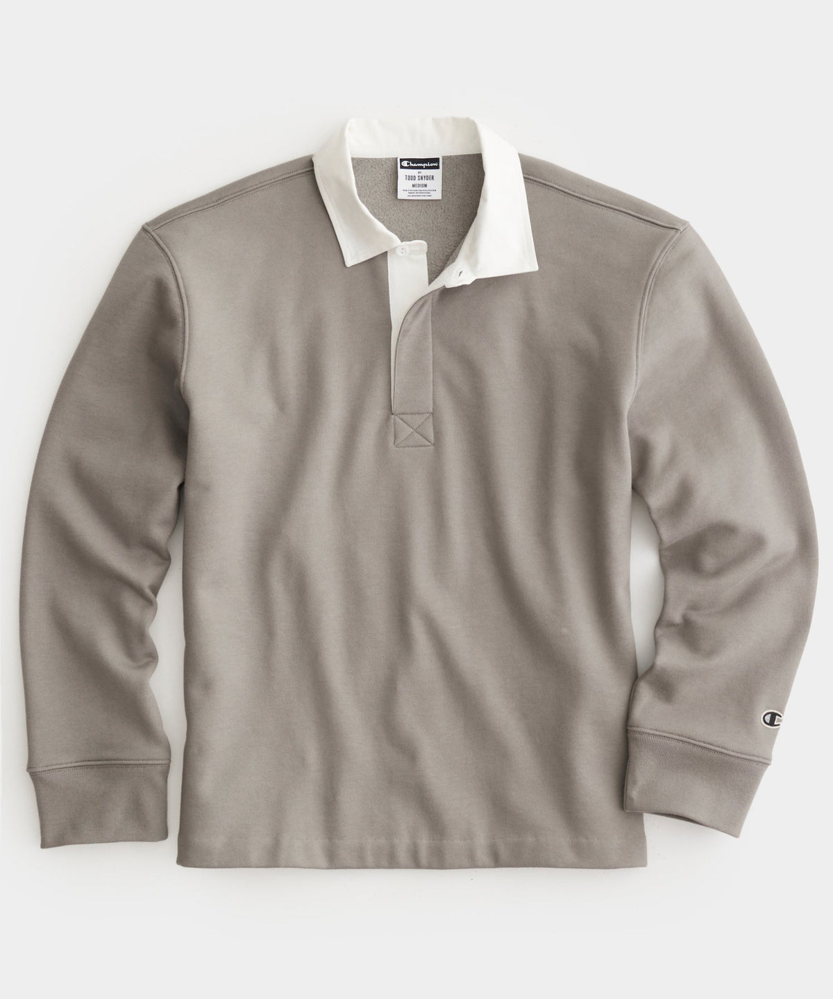 Champion Relaxed Fleece Rugby in Vintage Pewter
