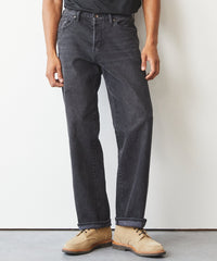 Relaxed Selvedge in Black Wash