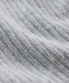 Ribbed Cashmere V-Neck in Grey