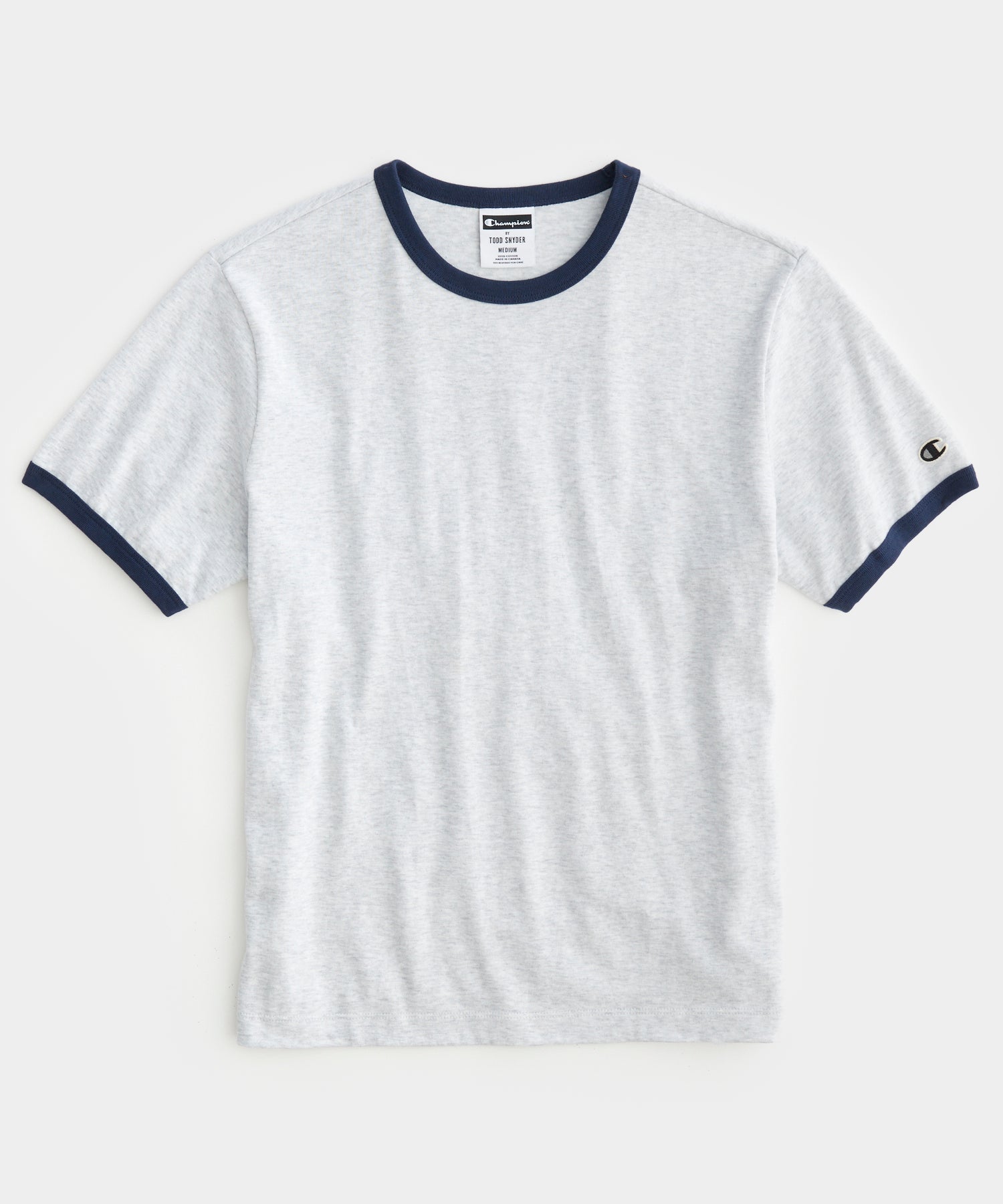 Champion Ringer Tee in Silver Mix