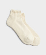 RoToTo Organic Daily 3 Pack Ankle Socks in Ecru