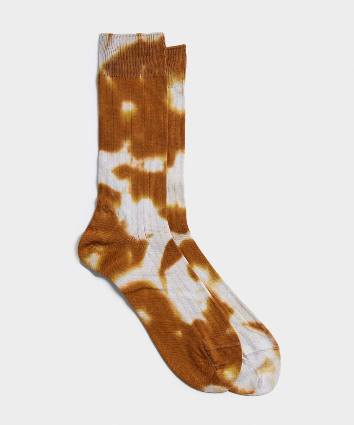RoToTo Tie Dye Sock In Brown