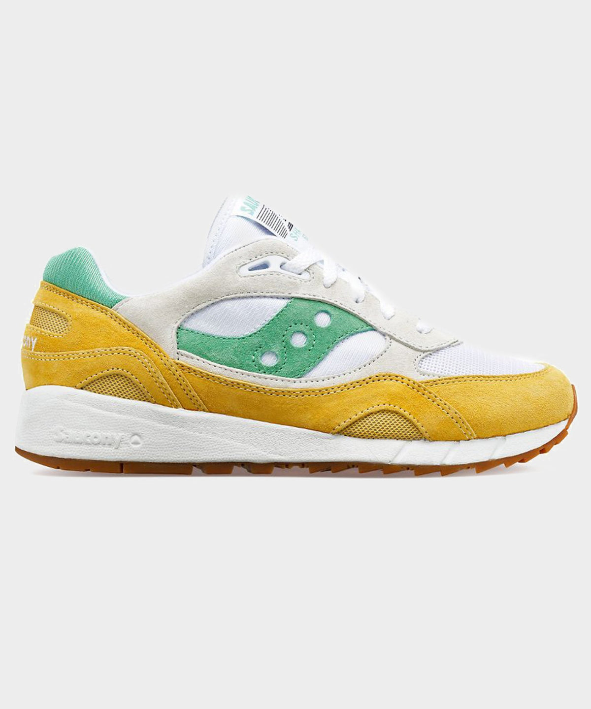 Saucony Shadow 6000 White / Yellow / Green