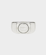 Scosha Geometric Signet in Silver