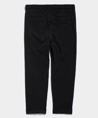 Seersucker Madison Drawstring Suit Pant in Black