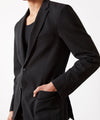 Seersucker Madison Suit Jacket in Black