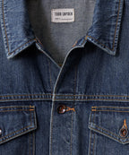 Selvedge Denim Jacket in Medium Wash