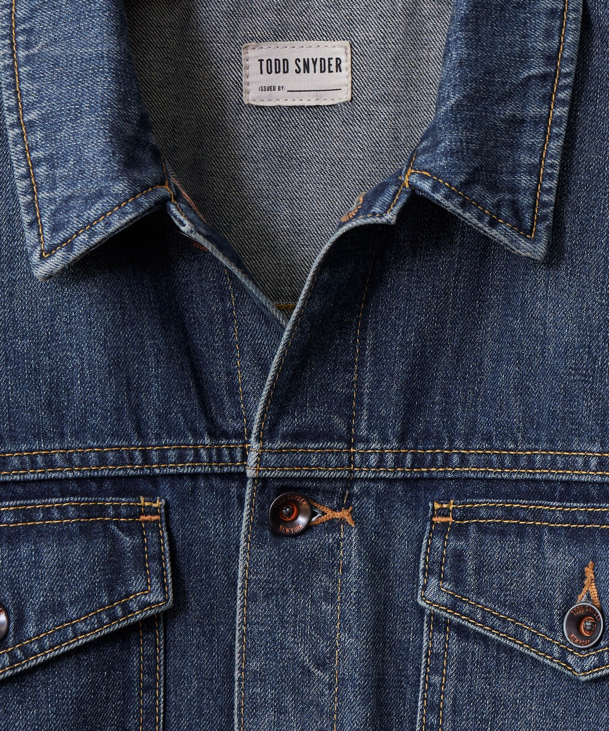 Selvedge Denim Jacket in Medium Wash