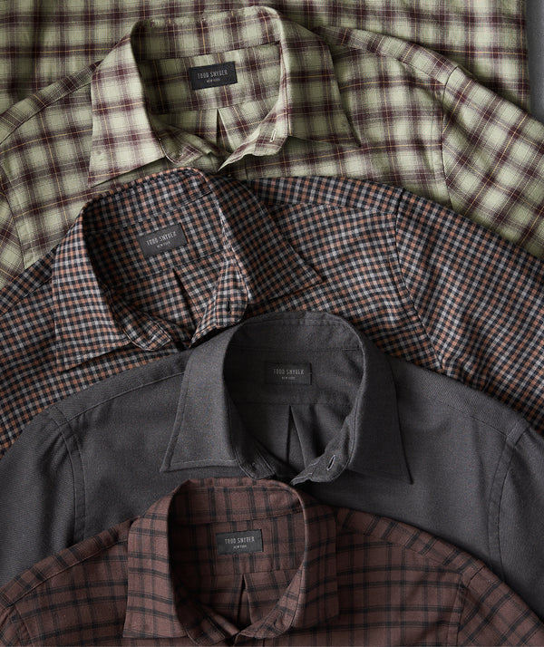 Cotton-Cashmere Sport Shirt