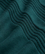 Silk-Cotton Ribbed Full-Placket Sweater Polo