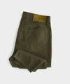 Slim 5-Pocket Cotton Linen Pant in Snyder Olive