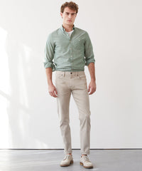 Slim Fit 5-Pocket Chino in Manor Grey