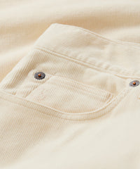 Slim Fit 5-Pocket Corduroy Pant in Canvas