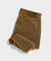 Slim Fit 5-Pocket Italian Corduroy Pant in Caramel