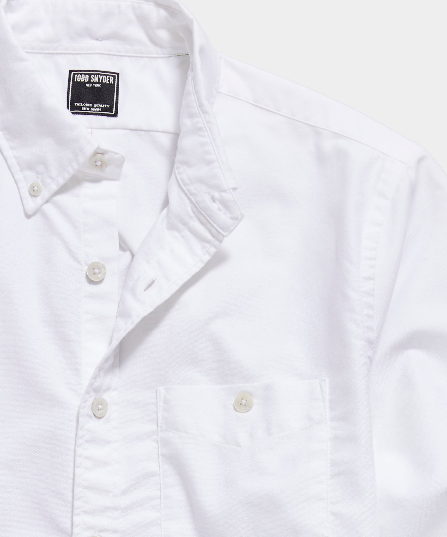 Slim Fit Favorite Oxford Shirt in White – Todd Snyder
