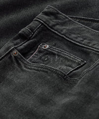 Slim Fit Selvedge Jean in Black Wash