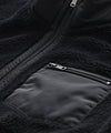 Solid Adirondack Fleece Vest in Black