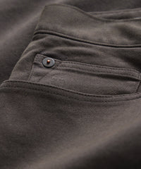 Straight Fit 5-Pocket Chino in Dark Granite
