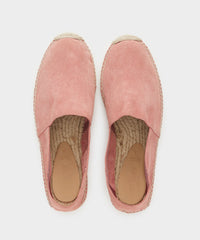 Suede Espadrille in Copper Clay