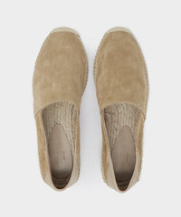 Suede Espadrille in Natural