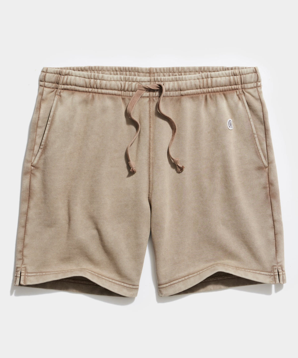 Sun-Faded 7" Midweight Warm Up Short in Toasted Almond