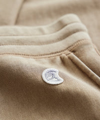 Sun-Faded Midweight Slim Jogger Sweatpant in Toasted Almond
