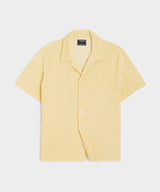 Terry Cabana Polo Shirt in Lemon