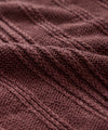 Textured Stitch Vest in Burgundy