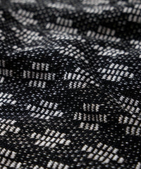Tile Knit Jacquard Shirt in Black