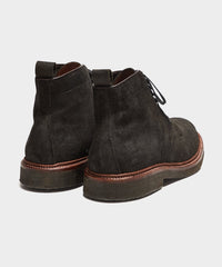 Todd Snyder + Alden Indy Boot in Reverse Earth Chamois