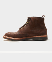 Todd Snyder + Alden Indy Boot in Tobacco Reverse Chamois Leather