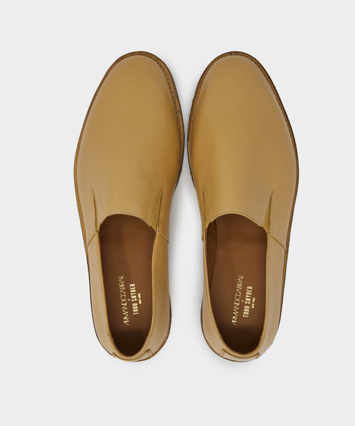 Todd Snyder x Armando Cabral Balanta Leather Espadrille in Camel